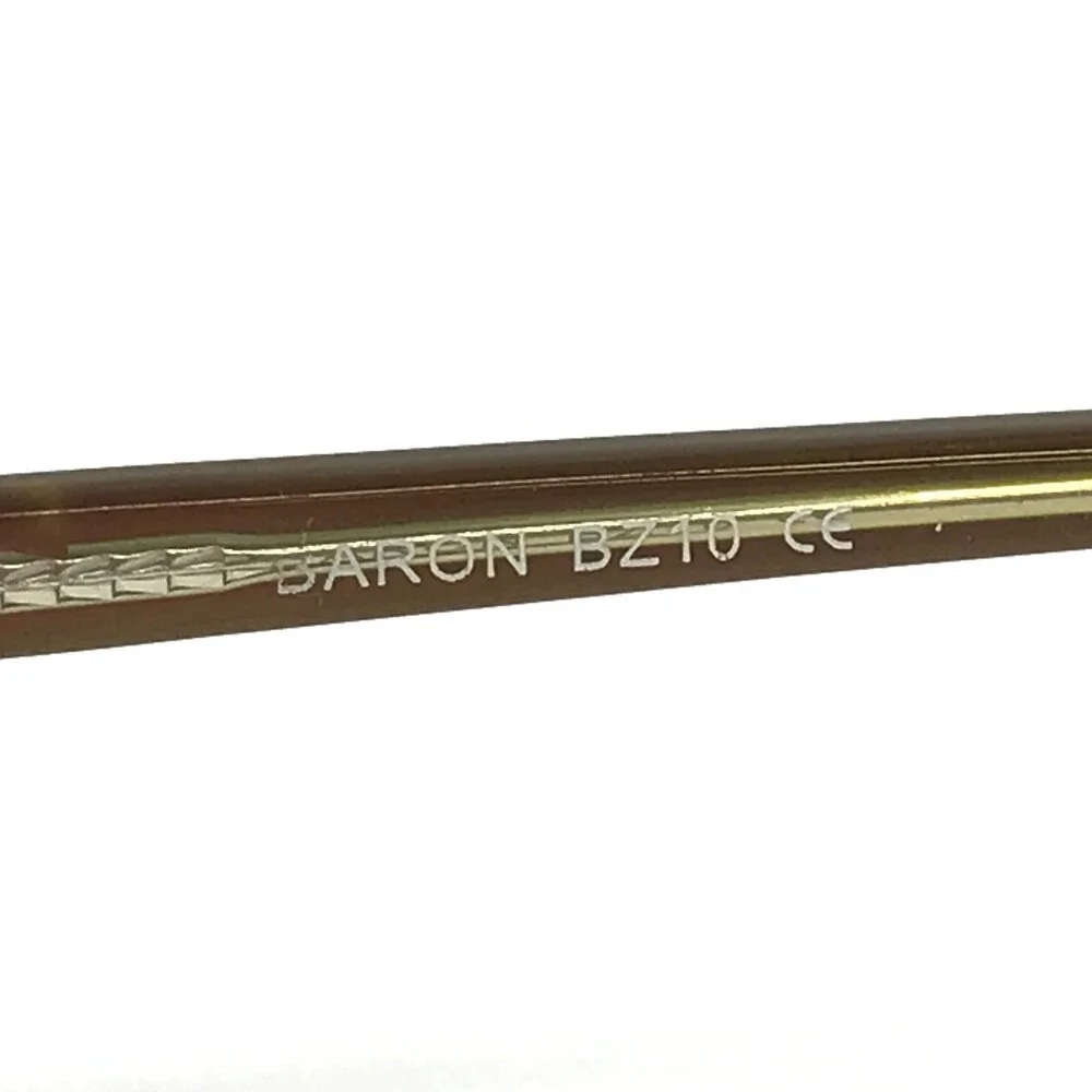 Baron Eyeglasses Frames BZ10 BG Burgundy Brown Red Rectangular 51-19-145